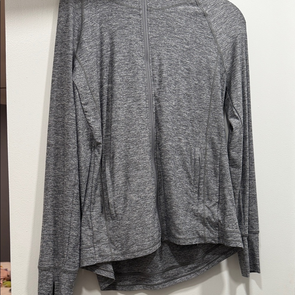 Athleta Heather Gray Women's Zip-Up Hoodie